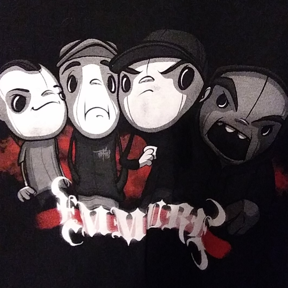 EMMURE ANIMATION TOUR TSHIRT SIZE LARGE...